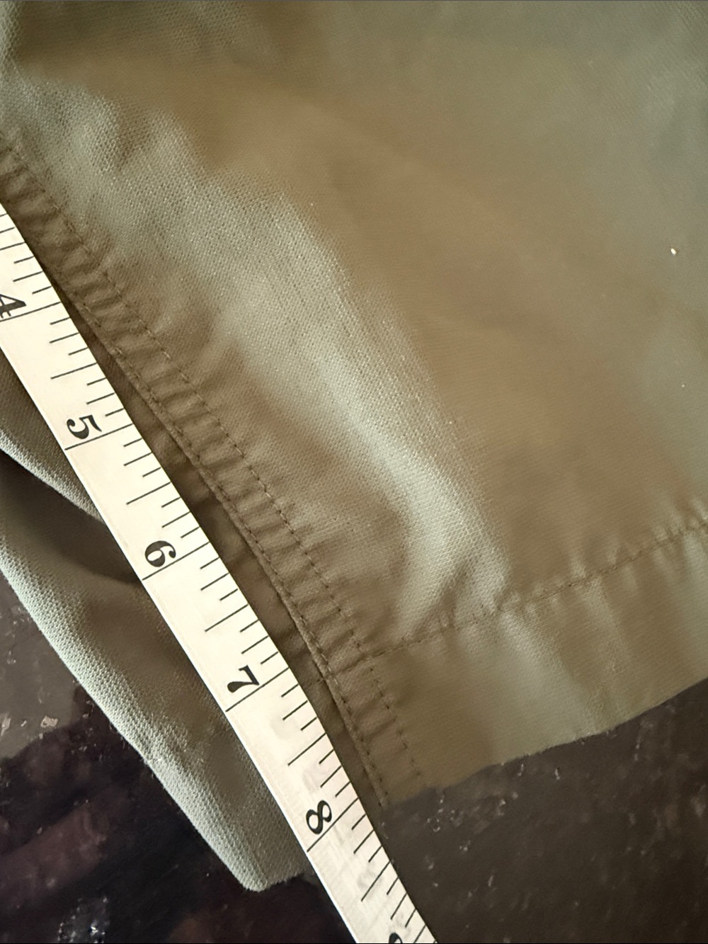 Columbia Men’s Olive Cargo Shorts w Built-In Belt Size Large - Picture 10 of 10